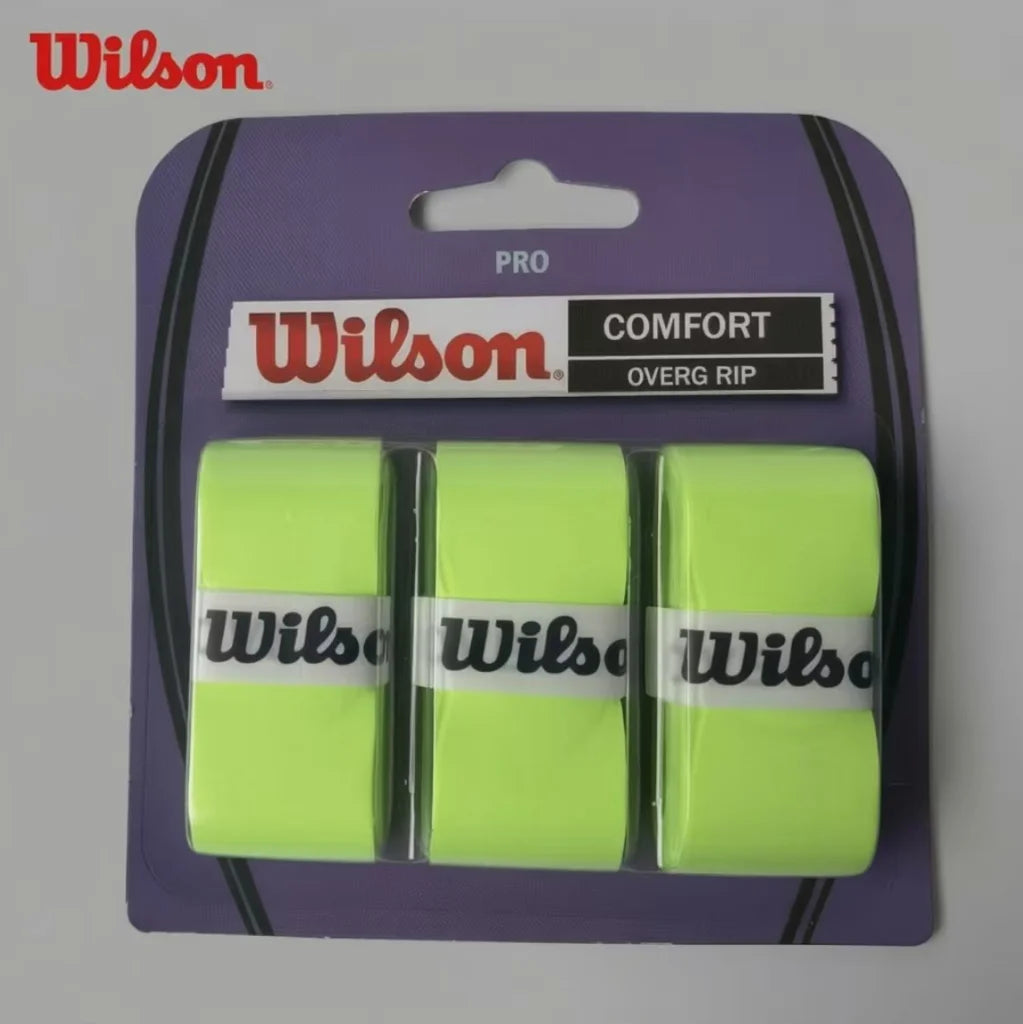 3 Pcs Anti-Slip Tennis Overgrips Tacky Feel Badminton Racket Grips Sweat Absorbing Wraps Tapes for Tennis Racket