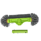 13 Inch Heavy Duty Pool Brush 7 Rows Nylon Bristles Handle - Pool Cleaner for Walls Tiles Floors Maintenance