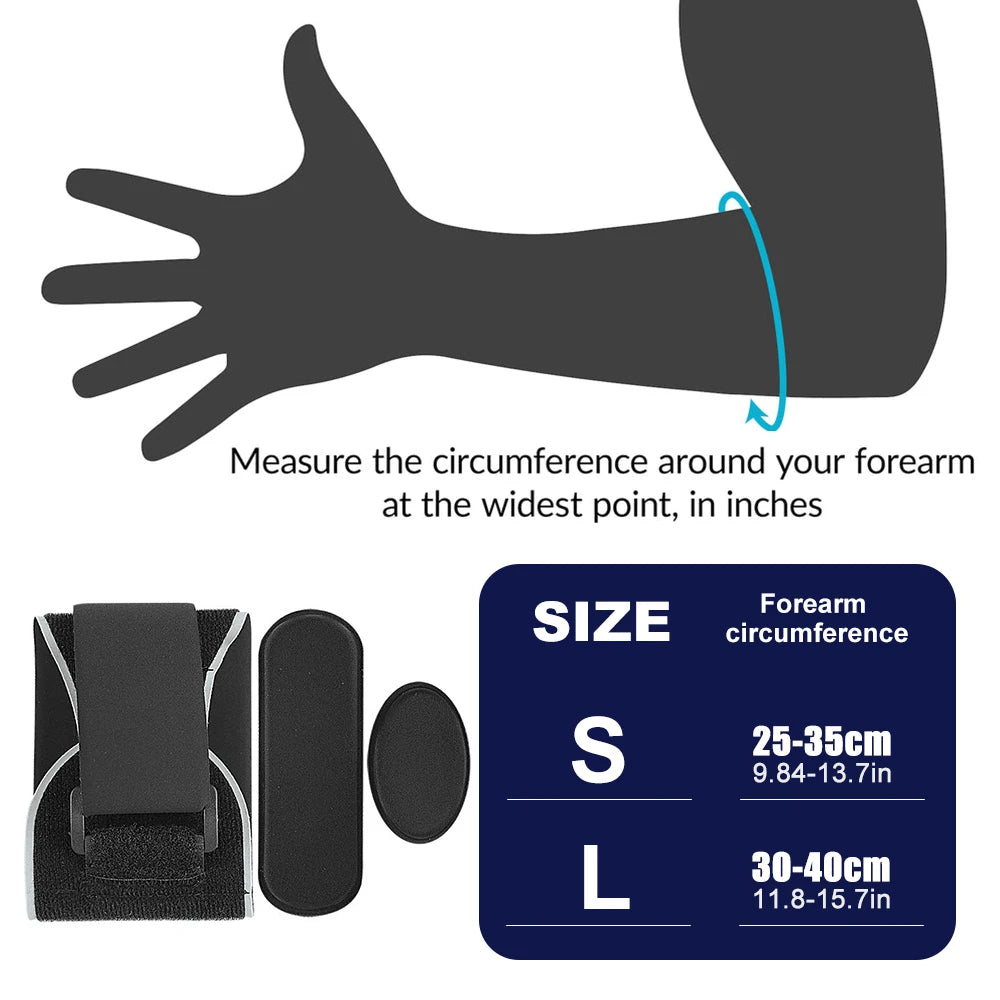 1PCS Tennis Golfer Elbow Brace for Men Women,Adjustable Forearm Support with Pad, Compression Elbow Guard for Weightlifting Gym