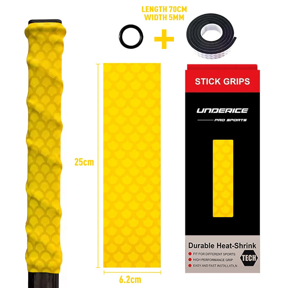 Ice Hockey Sticks Heat Shrinkable Sleeve Hockey Stick Grip Non-Slip Fishing Rod Training Badminton Hockey Equipment Accessories