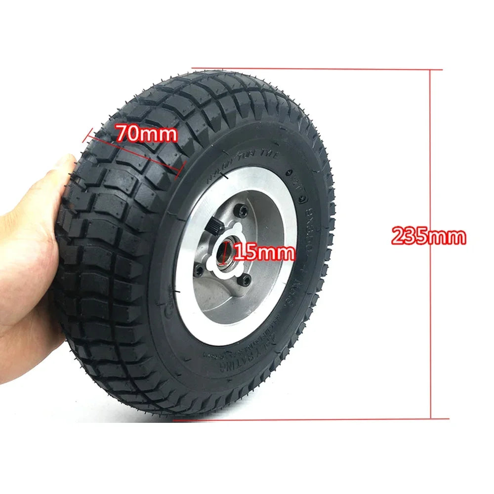 9x3.50-4 Wheel PneumaticTire with Alloy Rim for Electric Tricycle Elderly Electric Scooter 9 Inch Wheel Accessories