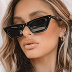 Vintage Small Frame Cat Eye Sunglasses Women Square Sun Glasses Female Brand Designer Retro Cateye Shades Fashion Oculos UV400