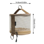 Outdoor Camping Tissue Case Roll Paper Storage Bag With Hook Portable Tent Hanging Napkin Holder Camping Supplies