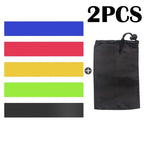 Cross-border Dedicated Yoga Latex Tension Ring Elastic Band Thin Legs Hip Lift Resistance Band Bodybuilding Tension Band Flat
