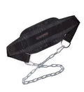 Weight Lifting Dip Belt Neoprene Back Gym Belt with Chain for Fitness Bodybuilding Pull up Strength Training Load Waist Strap