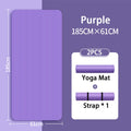8mm NBR Yoga Mat Anti Slip Thickened Style for Beginners, Home Yoga Mat for Sports, Dance, Fitness Floor Mat Equipment