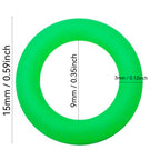 30/50 Pcs Outdoor Multifunctional Ground Nail Fluorescent Circle Luminous Silicone Ring Camping Tent Sky Curtain Nail Ring