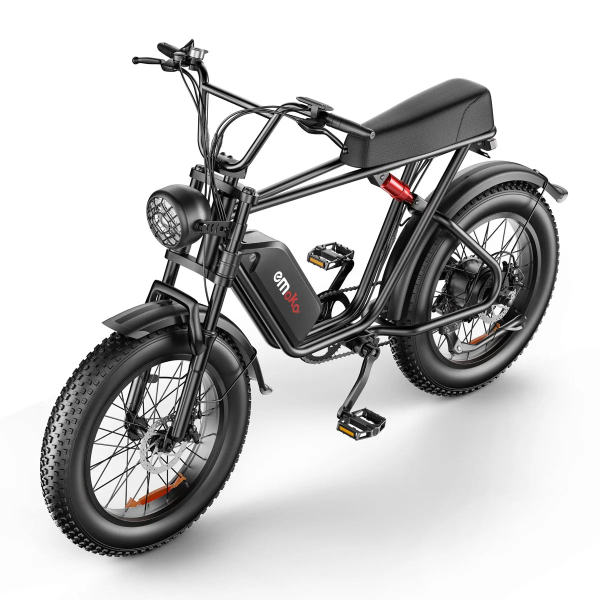 Emoko C91 adult E-bike 1000W*2 48V23Ah battery commute Electric Bike,20-inch Fat Tire E-Mountain bike