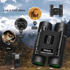 HD Night Vision Binoculars for Outdoor Travel High Magnification Monocular with Mobile Phone Adapter Portable Magnifying Glass