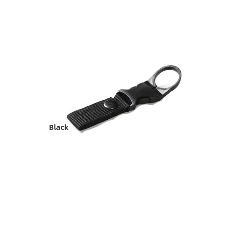 2pcs Water Bottle Holder Climbing Carabiner Belt Backpack Hanger Hooks Clip Multifunction Water Bottle Nylon Webbing Buckle Hook