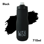 LITERIDE 610ml/710ml Bicycle Bottle MTB Road Bike Water Bottle Outdoor Sports Plastic Portable Large Capacity Drink Cycling