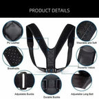 Adjustable Back Posture Correction Belt Hunchback Corrector Adult Men and Women Sitting Posture Correction Belt