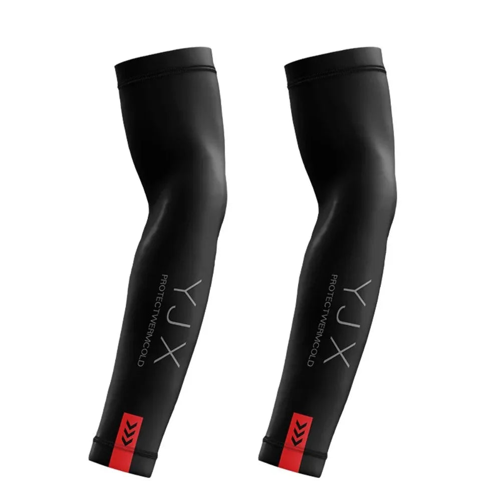 1Pair Summer Arm Sleeves for Running Outdoor Cycling Driving Breathable Ice Silk Elastic Sun Protection Men Women Arm Cover