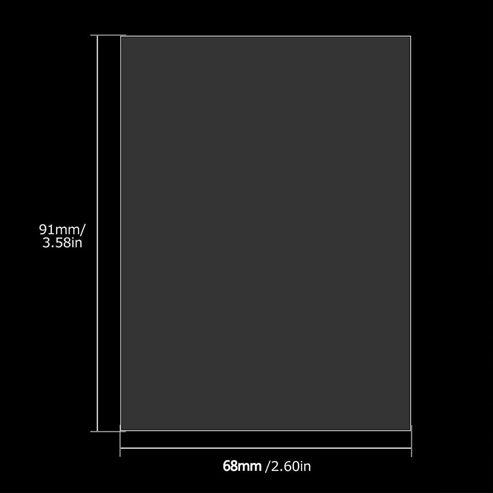 500 Counts Clear Soft Card Sleeves 2.5" x 3.5" Trading Collect Sleeve Fit For Photo Standard Baseball Football Sports Game Cards