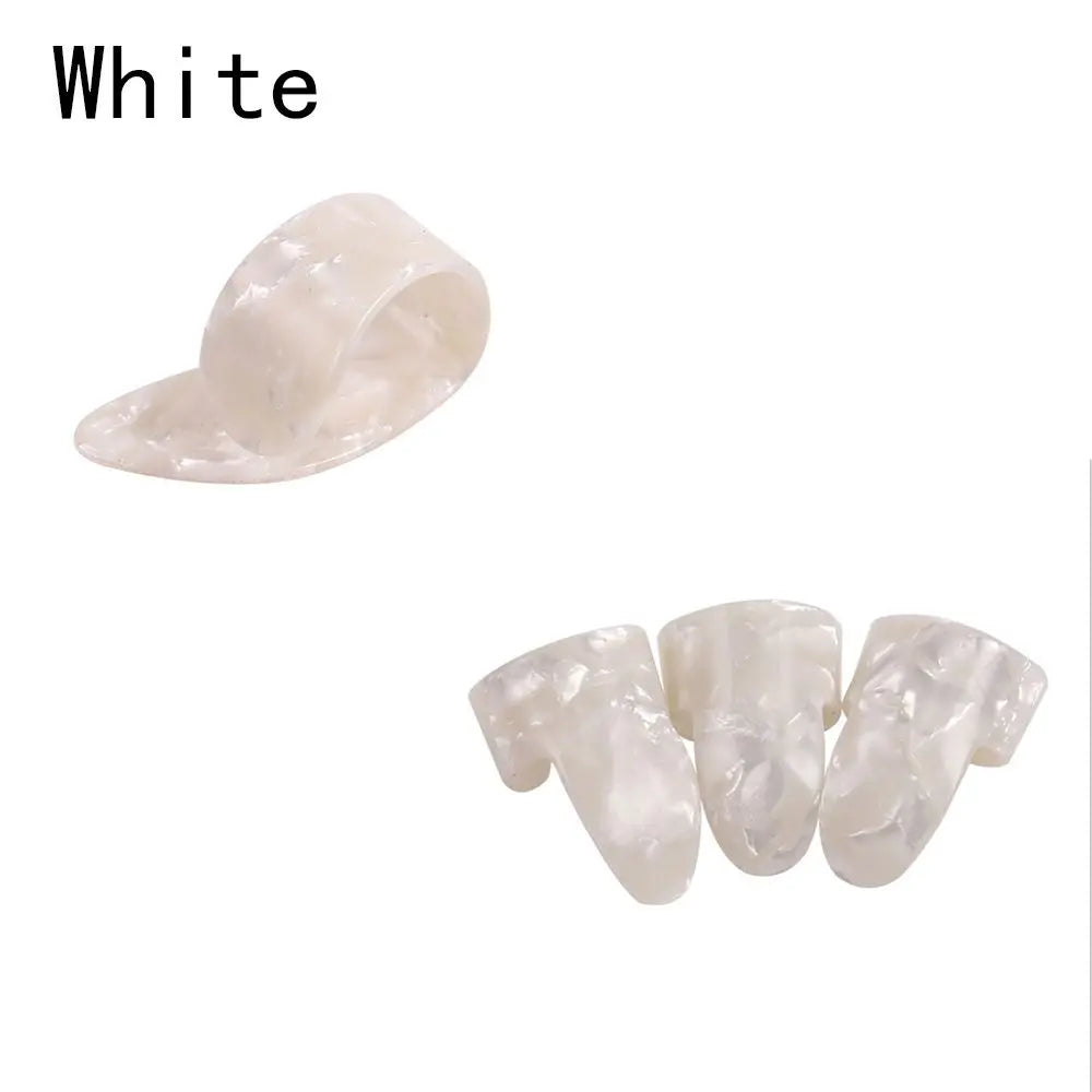 1 Thumb + 3 Finger For Acoustic Celluloid Guitar Picks Guitar Plectrum Fingerpick Guitar Parts Musical Instruments Accessories