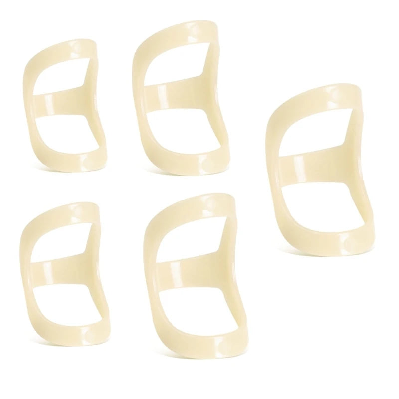 5Pcs Oval Finger Splints Finger Support Brace for Thumb, Index,Middles Finger
