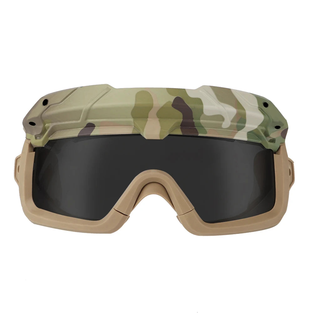 Tactical FAST Helmet Goggles Outdoor Airsoft Paintball Protective Glasses Sports Sunglasses Men Windproof Anti Fog Goggles