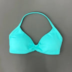 Histello Sports Strappy Bra Women Yoga Tank Bra Seamless High Support Fitness Workout Top Running Exercise Halter Gym Bras