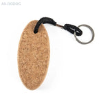 1Pc Cork Ball Keychain Floating Buoy Holder for Water Sports Beach Rowing Boats