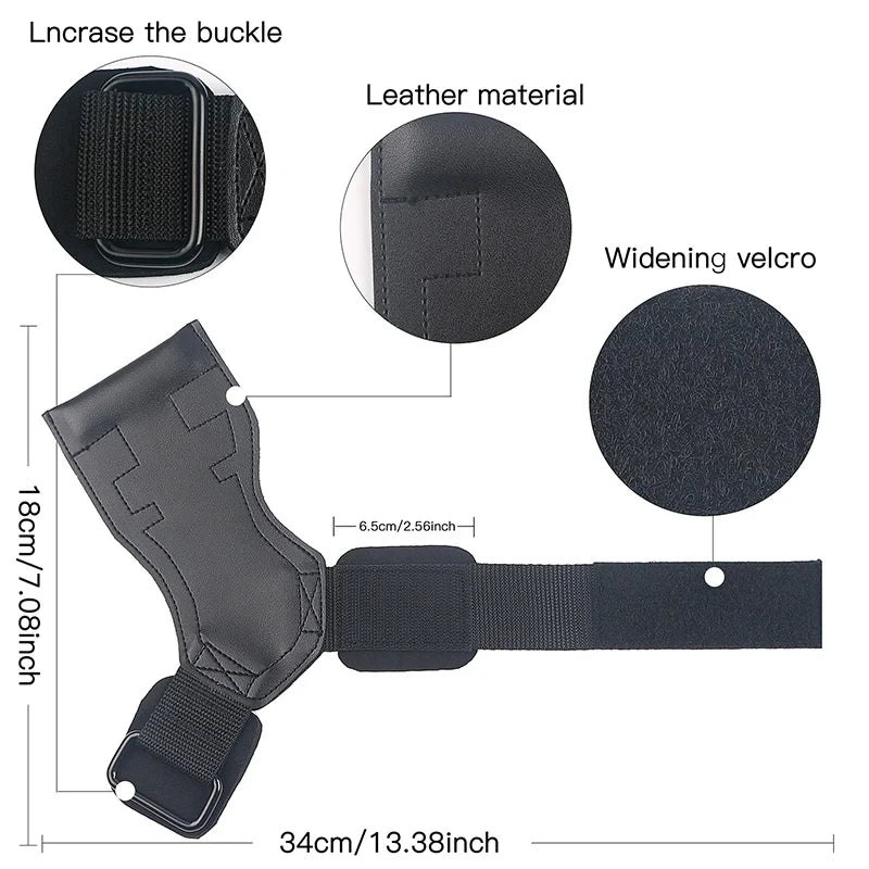 Weight Lifting Grip Pads Crossfit Bodybuilding Palm Protector Squat Gym Gloves Fitness Sports Training Equipment