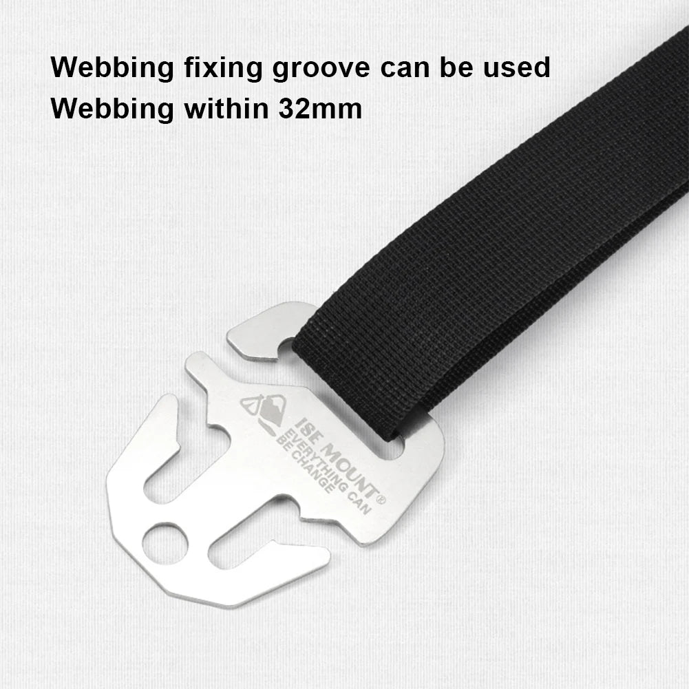 5/10Pcs Anchor Awning Fastener Stainless Steel Tight Rope Buckle Awning Canopy Fastener Camping Accessories