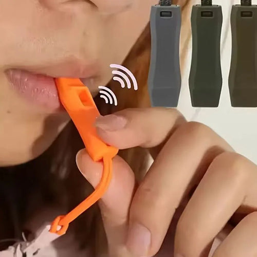 5Pcs Portable Emergency Survival Whistles With Braided Lanyard Outdoor Camping Hiking Safety Signal Whistle Multi Color