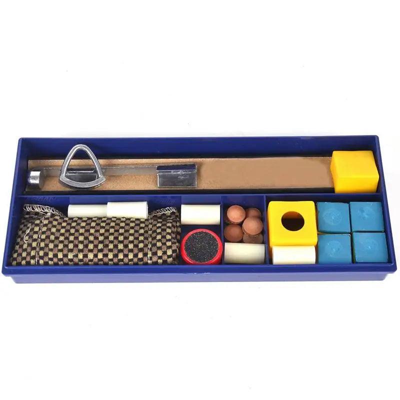 Billiard Cue Tip Repair Kit Pool Cue Repair Set Include Cue Clamp Pool Cue Tips Billiard Cue Tips Billiards Shaper Chalk Cubes