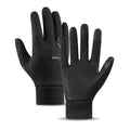 Men Winter Waterproof Cycling Gloves Outdoor Sports Ski Running Motorcycle Touch Screen Fleece Gloves Non-Slip Warm Full Fingers