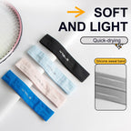 WRELS Sports Headband Anti-Slip Yoga Hair Band Quick Dry Running Sweatband Sweat Absorbing Breathable Elastic Fitness Headband