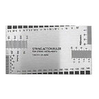 Miwayer Precision String Action Ruler – Professional Luthier Measuring Tool for Guitar, Ukulele, Bass, Banjo & Mandolin