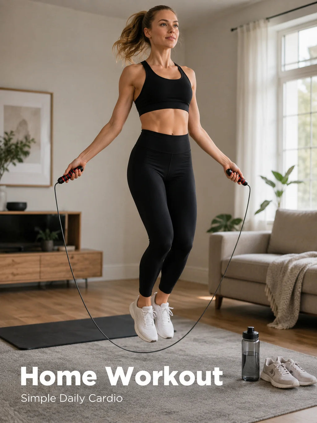 Steel Wire Speed Jump Rope, Adjustable Fitness Skipping Rope with Non-Slip Handles, Weighted Cardio Training Rope for Boxing, HIIT, Cross Training, Gym Workout, Home Exercise, Endurance, Agility and Daily Sports Practice