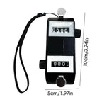 Handheld Tally Counter 4-Digit Number Count Clicker Counter Pitch Counter for Coaching Golf Contest double head counter fitting