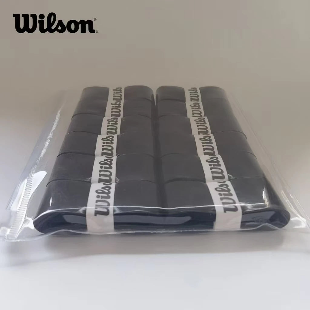 WILSON Tennis Racket Overgrip Sweat Band Absorption Grip PU Badminton Racket Handle Grip Tennis Griptape Padel Racket Grip
