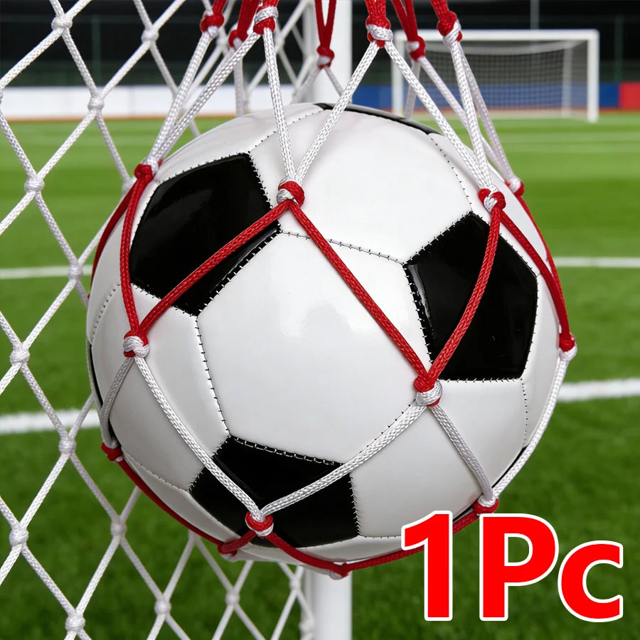 Basketball Net Bag Soccer Football Mesh Storage Sports Ball Holder Nylon Carry Bag Durable Single Ball Carrier 10/5/1 Packs