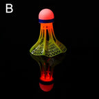 1/2/5 Pack LED Badminton Shuttlecocks -Lighting Glow In The Dark Badminton Birdies Badminton Practice Windproof Shuttlecocks