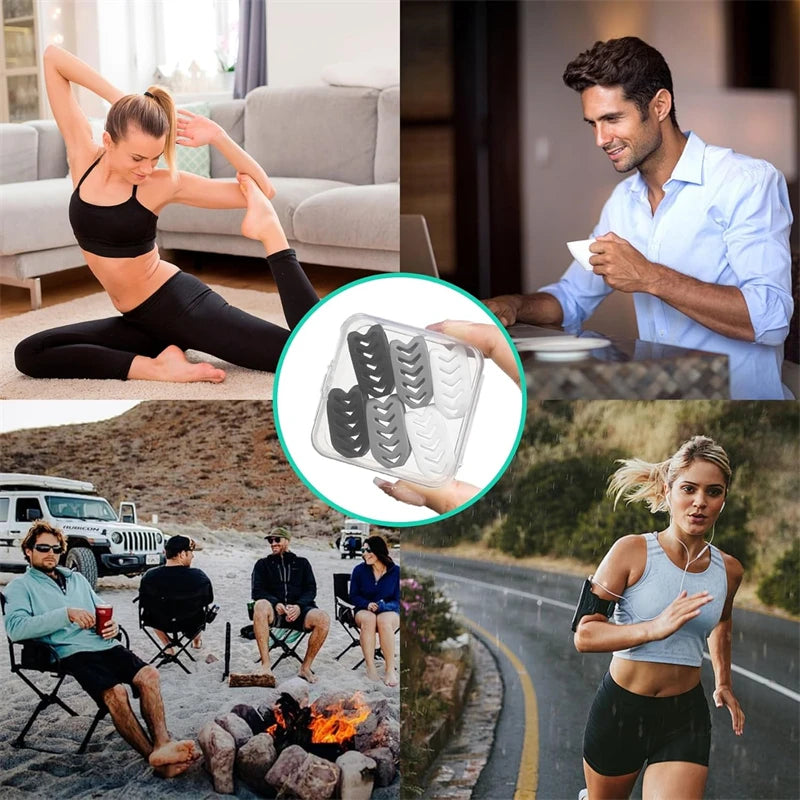 Silicone Jaw Line Exerciser Jawline Chew Ball Fitness Facial Toner Face And Neck Muscle Trainer Chin Cheek Exercise Jawliner