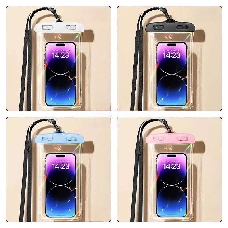 Waterproof Phone Pouch Drift Diving Swimming Bag Underwater Dry Bag Case Cover For Phone Water Sports Beach Pool Skiing