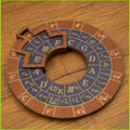 Wooden Melody Tool Round Circle of Fifths Wheel Melody Chord Tool Music Transpose Accessories For Musicians Beginners Songwriter