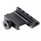 2Pcs 45 Degree Offset Picatinny Weaver 20mm Rail Mount, Side Scope Mount for Optics, Red Dot & Laser Sight