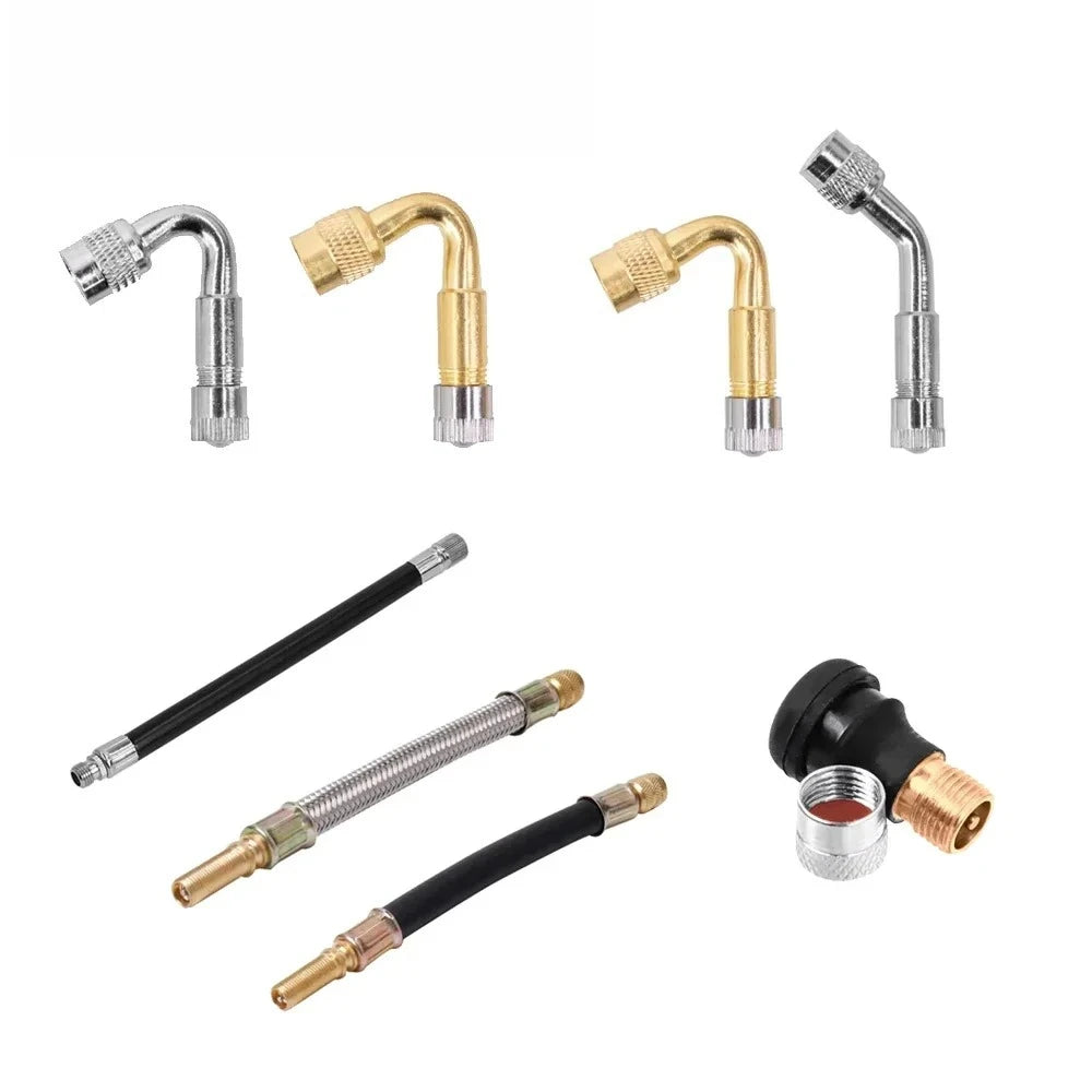 Valve Adapter Air Pump Extended Nozzle Hose for Xiaomi M365 PRO 1S Electric Scooter 45°/90°/135° Air Tyre Valves Accessories