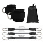 Ankle Straps Resistance Bands Set Fitness Workout Exercise Equipment Ankle Weight Yoga Elastic Fitness Band For Gym Man Woman