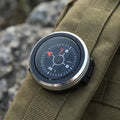 Hot Mini Portable Watch Strap Button Removable Compass Survival Mini Pocket Compass Outdoor Tools Hiking Camping Accessories