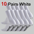 1/4/10 Pairs Neutral Anti Slip Football Socks Spring Summer Absorbing Sweat Breathable Basketball Running Leisure Sports Socks