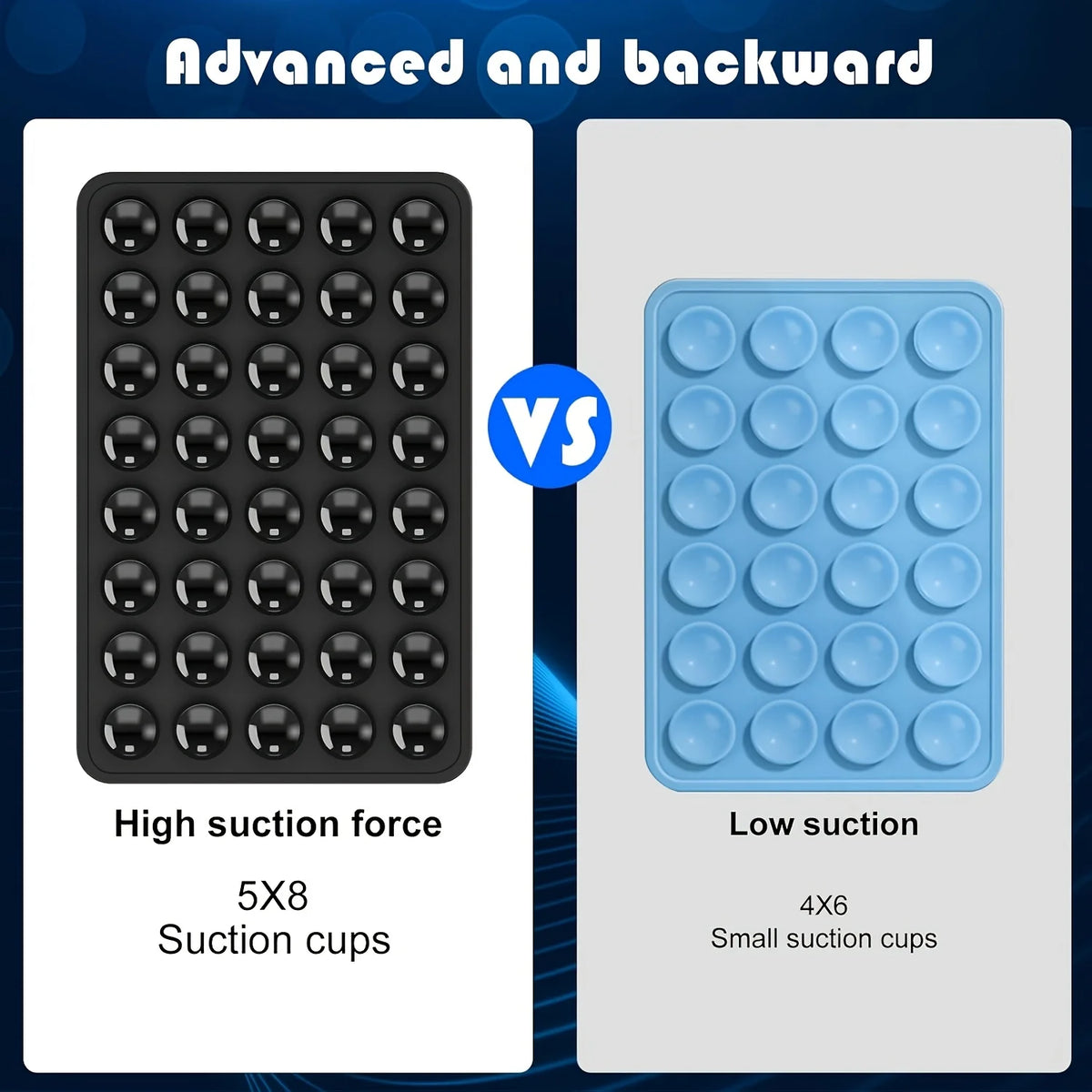 2pcs Double-Sided Silicone Suction Cup Phone Stand for Iphone  Android  Adjustable Angle for Makeup Fitness Yoga Binge-Watching