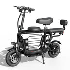 Eilleo Spacewalk 48V Electric Scooter for Adults with Large Pet Basket 750W Motor,18.75MPH Foldable Commuter E-Scooter with Seat