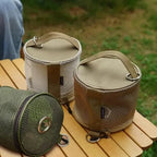 Outdoor camping tissue case roll paper storage bag with hook portable tissue holder tent hanging napkin holder camping supplies