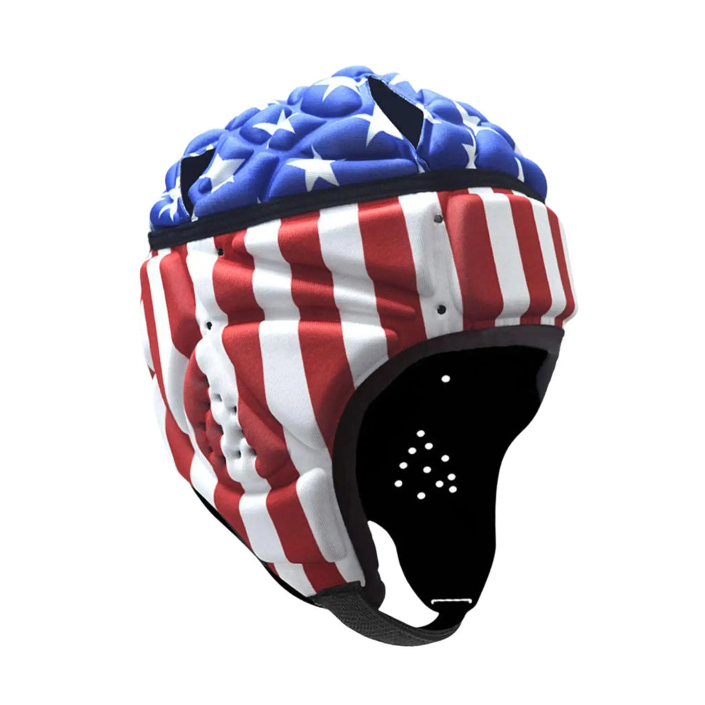 Rugby Helmet Ultralight Adjustable Protective Gear Protective Cap Headgear for Flag Football Sports Baseball Playing Training