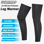 Summer Cycling Leg Compression Sleeves Outdoor Sports Quick Dry Knee Protection Leggings Running Basketball Anti Legs Non-Slip