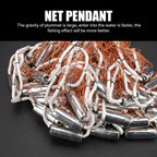 Upgraded American Hand Cast Net Easy Throw Fly Fishing Net 3.6/4.8M Fishing Network Tool Small Mesh Strong Nylon Line +Sinker