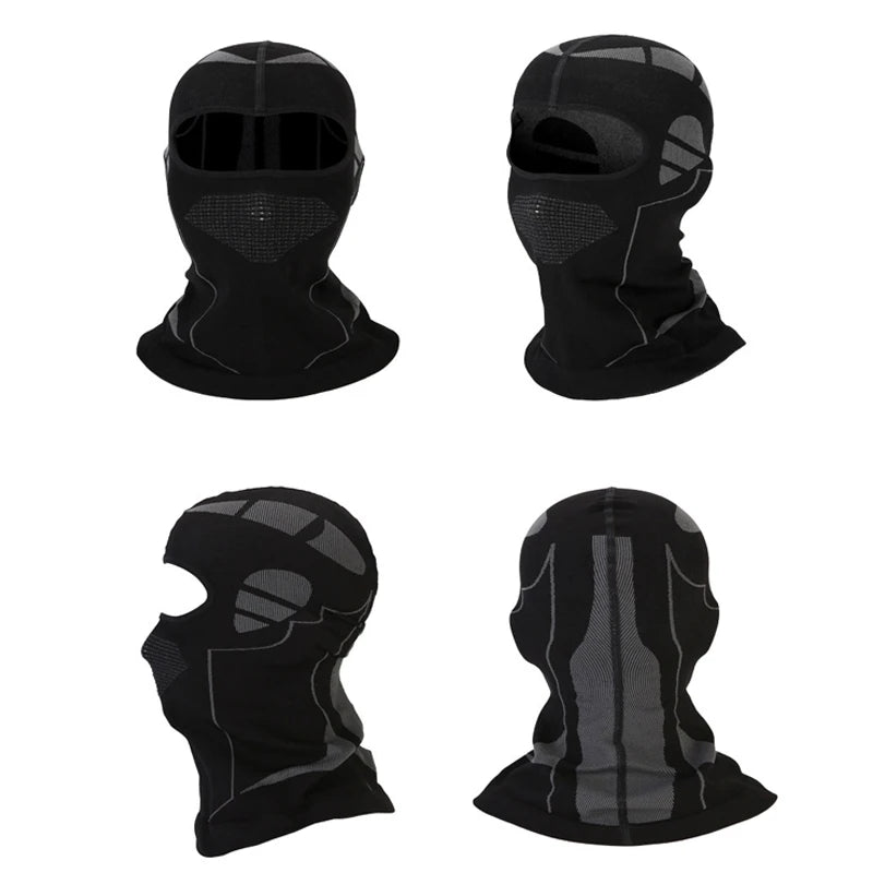 Unisex Riding Windproof Face Mask Cold-Proof Thermal Scarf Winter Ski Hat Full Ski Cycling Hunting Head Neck Cover Helmet Liner